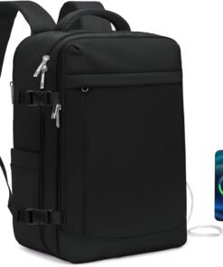 Lossga for Spirit Airlines Personal Item Bag 18x14x8 Inches Travel Bag Mens Travel Backpack for Women Fit Up to 17 inch Weekender Bags With Usb Charging Port Carry on Flight Approved