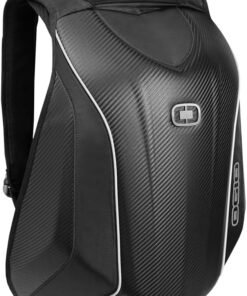 OGIO 123006.36 No Drag Mach 5 Motorcycle Backpack - Stealth Black, 20.5" H x 14.5" W x 7" D