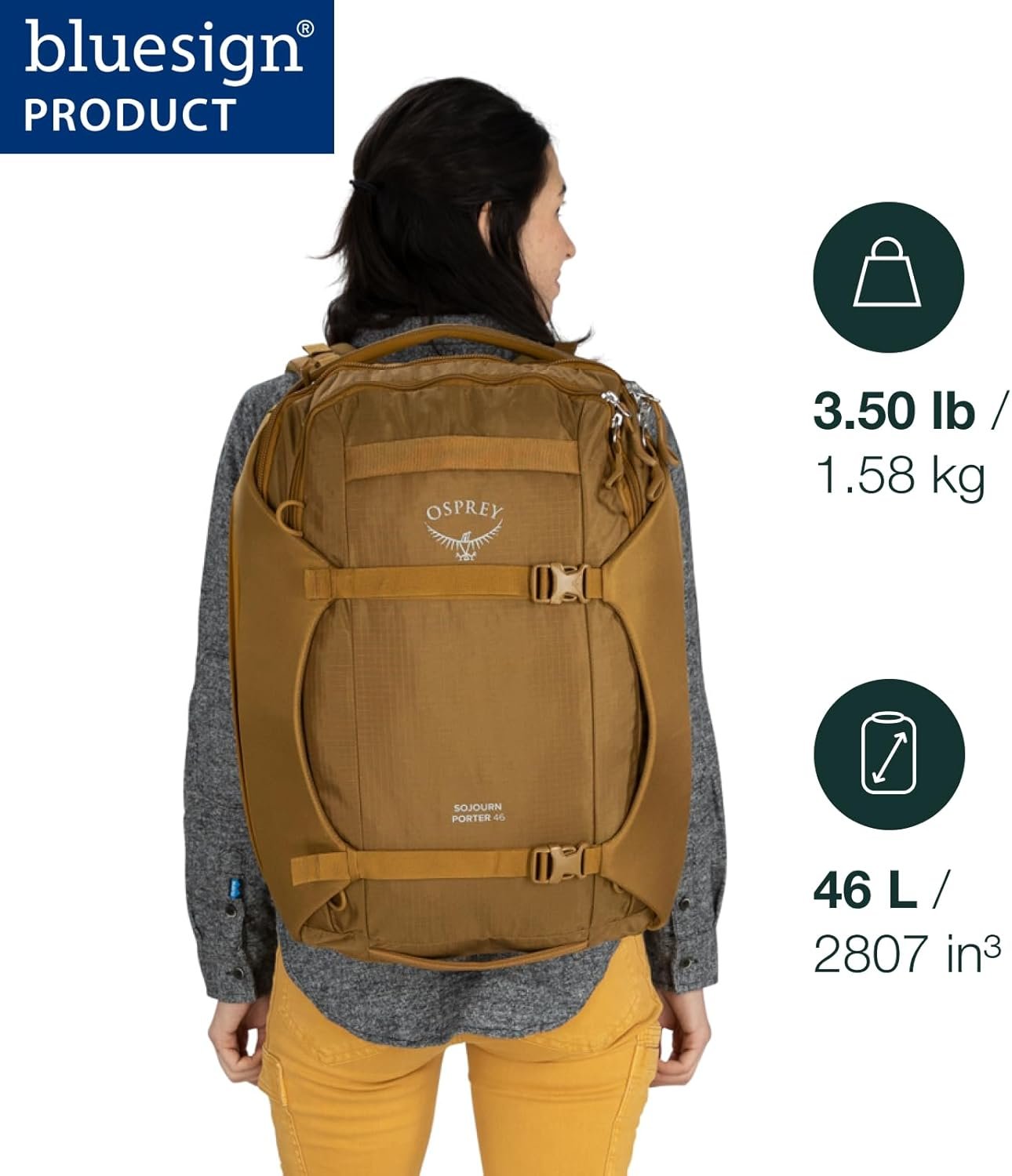 Osprey Sojourn Porter 46L Travel Backpack – Carry On Compliant Luggage with StraightJacket Compression and Padded Laptop Sleeve – Durable Pack for International or Urban Travel Koseret Green.jpg