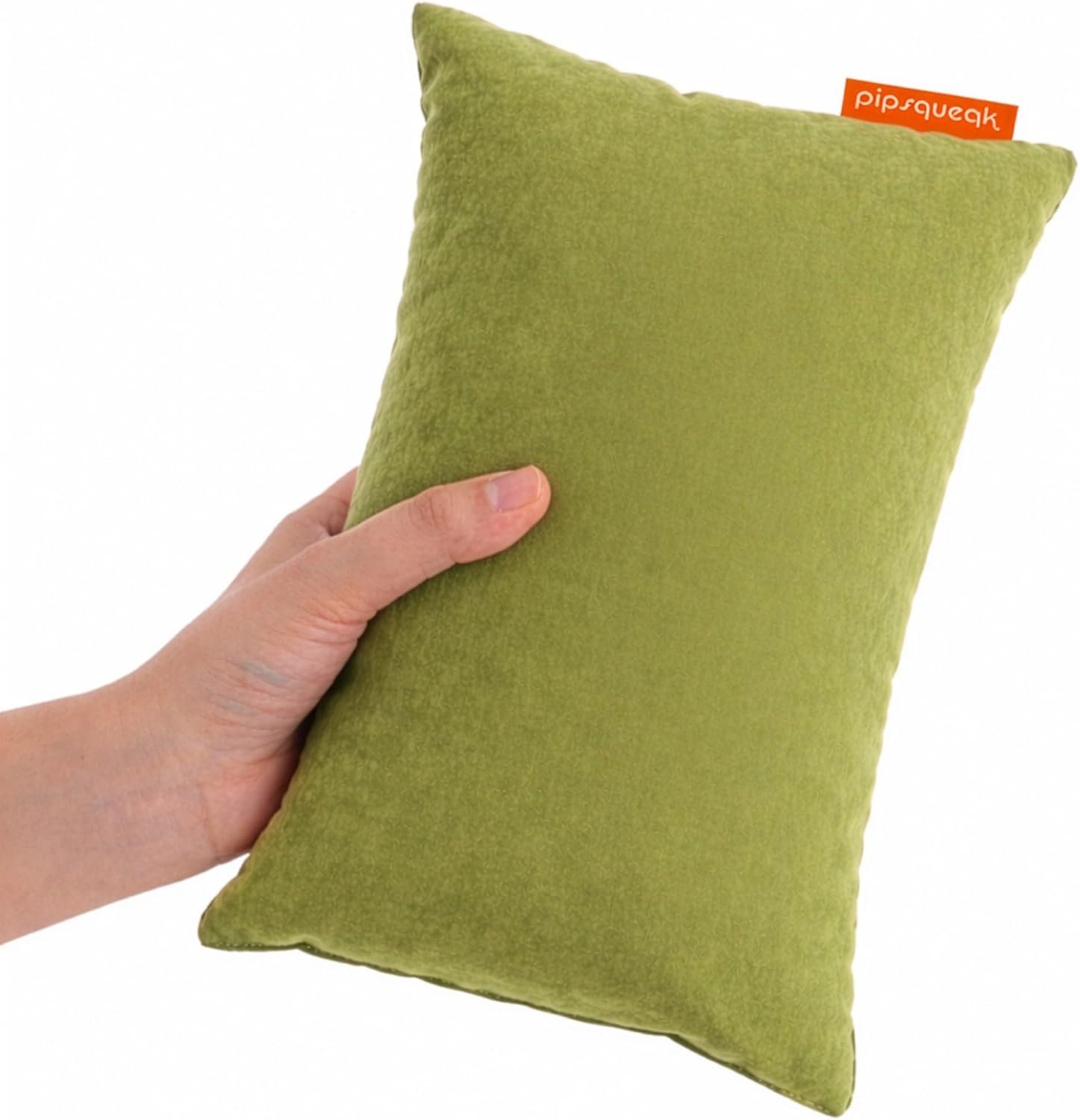 Pipsqueak Microfiber Pillow - Small, Mini, Tiny - 11 x 7 in - Perfect for Travel, Cars, Airplanes, Camping, Dogs, Toddlers, Kids, Lumbar, Knees and Neck - Ages 2 Yrs and Up