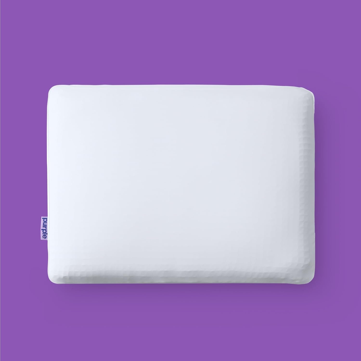 Purple DreamLayer Pillow - Standard Size, Multi-Layered GelFlex Grid & MicroAir Foam for Support & Pressure Relief - Customizable Height with Removable Foam Booster Layers