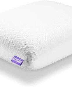 Purple Harmony Anywhere Pillow - Travel/On-The-Go, Hex Grid & Talalay Latex Core - No Pressure Support, Stays Cool, Compact & Lightweight for Easy Travel