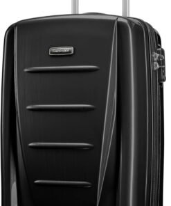 Samsonite Winfield 2 - 20-Inch Hardside Luggage with 360° Spinner Wheels, TSA Lock, Airline Approved - Brushed Anthracite