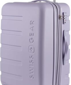 SwissGear 7366 Signature Hardside Expandable Luggage with Spinner Wheels, TSA Lock, Evening Haze, Checked-Medium 23-Inch