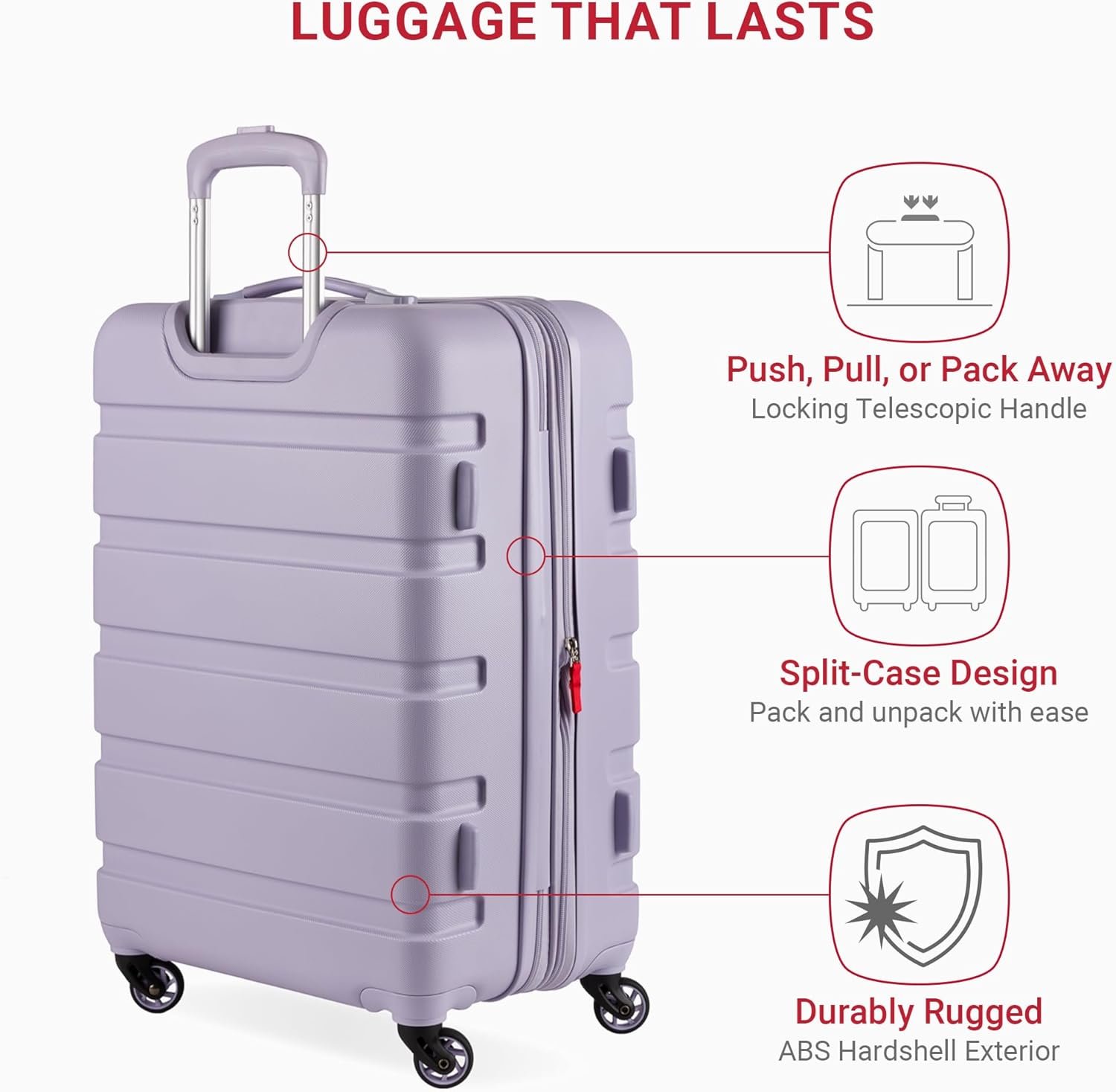 SwissGear 7366 Signature Hardside Expandable Luggage with Spinner Wheels TSA Lock Evening Haze Checked Medium 23 Inch.jpg
