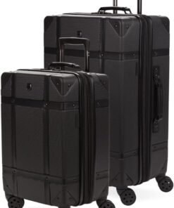 SwissGear 7739 Hardside Luggage Trunk with Spinner Wheels, Blush, 2-Piece Set (19/26)
