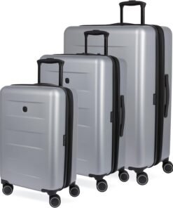 SwissGear 8020 Eclipse Collection Hardside Expandable Luggage – Ultimate Grey