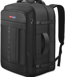 Travel Laptop Backpack, 50-60L Large Expandable Suitcase-Style Backpack for Business & Daily Travel, Carry-On Friendly with Side Water Bottle Pockets, Fits 18-Inch Laptops