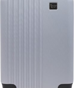 Travelers Club Cosmo Luggage, Silver-20, 20-Inch