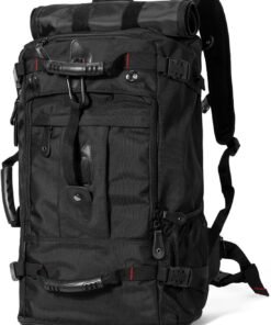 YOUMIAN Large Capacity For Travel Hiking Sports Carry On Backpack Durable Convertible Duffle Bag Laptop airplane (black, 60L-Large)