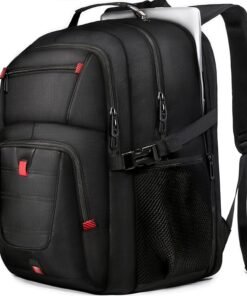 Z-MGKISS Travel Backpack,Extra Large Travel Laptop backpack, Travel Backpack for Men Women with TSA Airline Approved Luggage Bussiness Backpack, Black