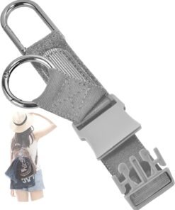 ZINZ Elastic Jacket Gripper Travel Strap with D-Ring Hooks and Buckle, Suitcase Straps Belts Travel Accessories, Makes Your Hands Free
