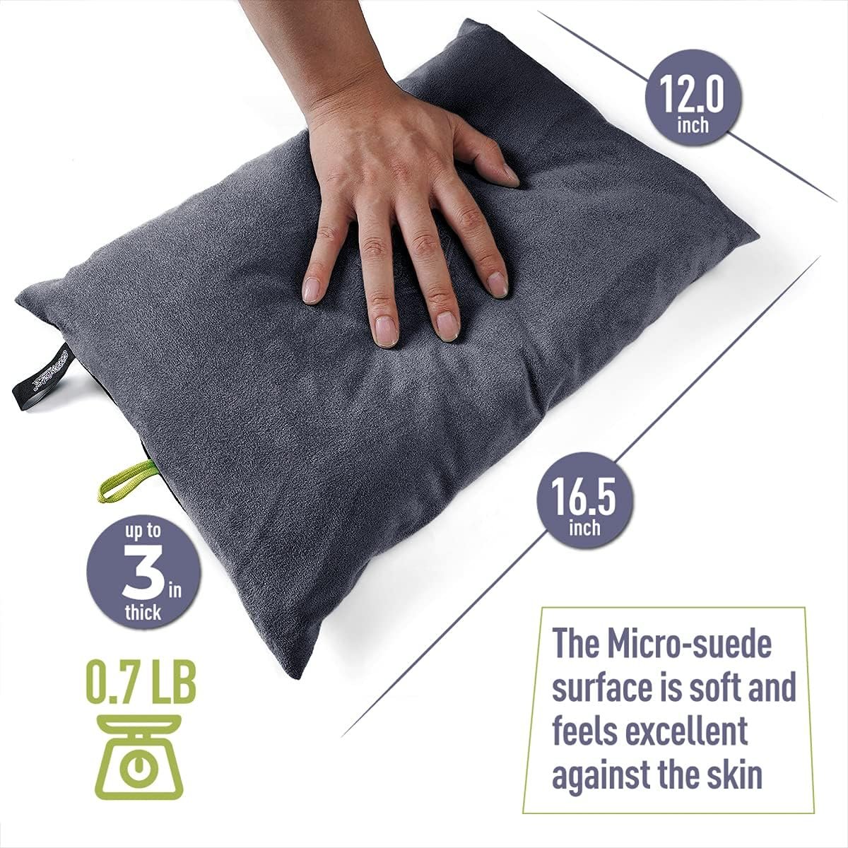 ZOOOBELIVES Down Filled Camping Pillow for Travel Washable Soft Cover Small Camp Cushion for Neck Lumbar Support On The Go Ultralight Compressible for Hiking Backpacking AlpliveS2046.jpg