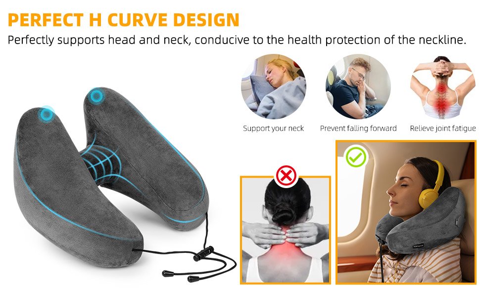 inflatable travel pillow