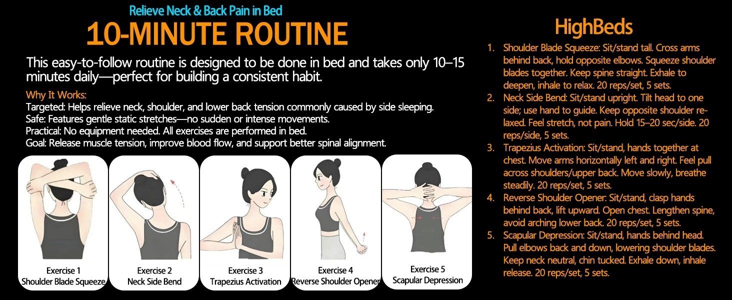 Smart Cervical Neck Pillow: Your Nighttime Recovery System for Shoulder &amp;amp; Neck Pain Relief