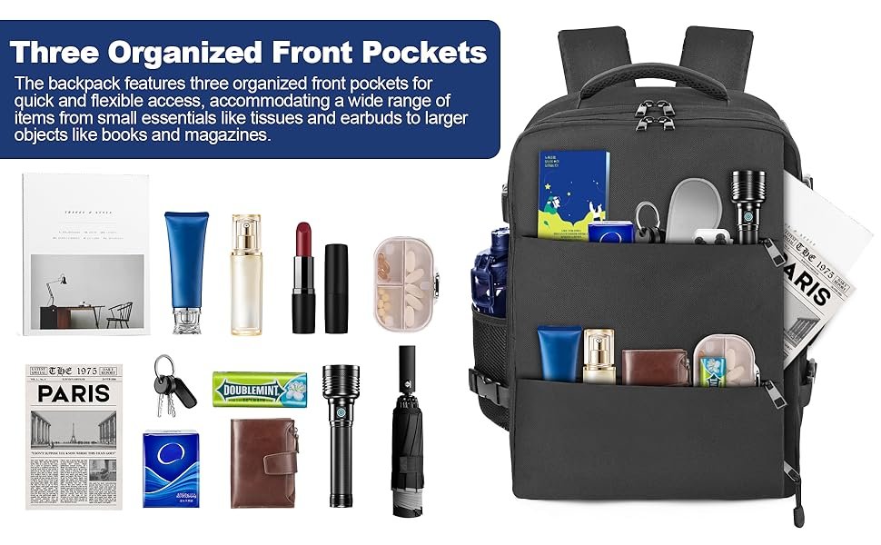 18x14x8 inches TSA Approved Carry On Backpack