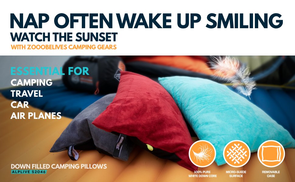 nap often wake up smiling with zooobelives camping gears